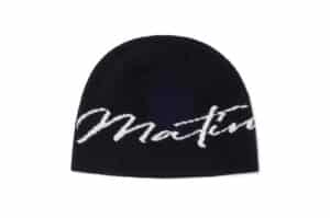 Matin-Kim-Logo-Script-Beanie-Black-BN001