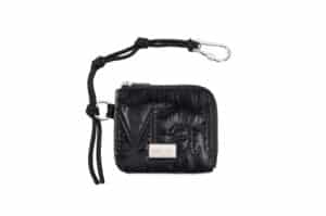 Matin Kim Logo Stitch Sporty Wallet Black WL010