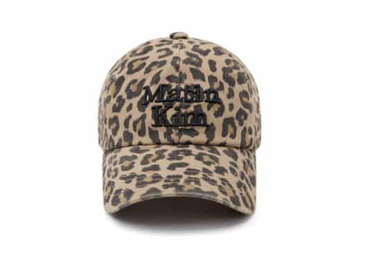 Matin-Kim-Matin-Leopard-Volume-Logo-Ball-Cap-Beige-HT026