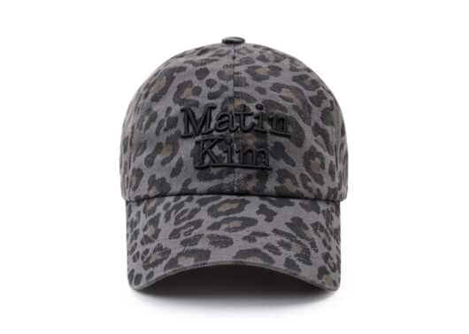 Matin-Kim-Matin-Leopard-Volume-Logo-Ball-Cap-Charcoal