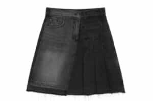 Matin-Kim-Pleats-Point-Denim-Midi-Skirt-Charcoal-DN018