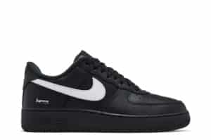 Nike Air Force 1 Low Supreme Black White 1