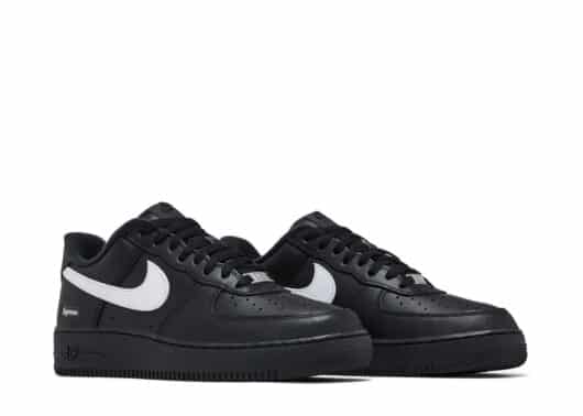 Nike Air Force 1 Low Supreme Black White 5