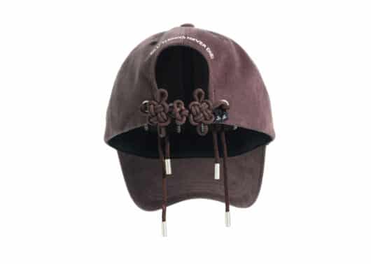 ONGO-Double-Heart-Knot-Cap-Brown