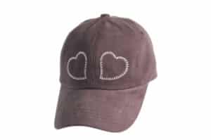 ONGO-Double-Heart-Knot-Cap-Brown