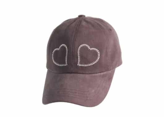 ONGO-Double-Heart-Knot-Cap-Brown