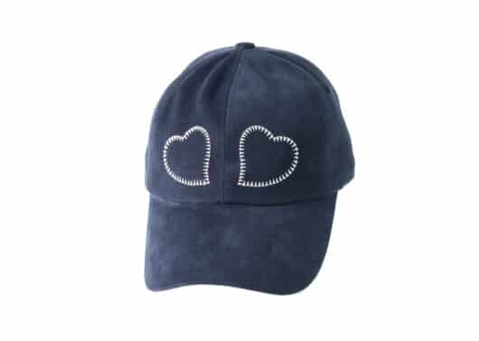 ONGO-Double-Heart-Knot-Cap-Navy