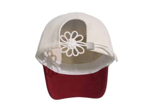 ONGO-Flower-Knot-Cap-RedIvory