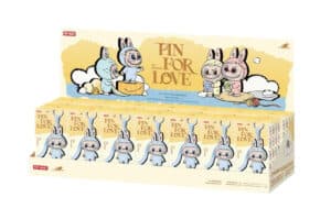 Pop Mart Labubu The Monsters Pin for Love Series Vinyl Plush Pendant (A-M) Sealed Case (14 Blind Box)