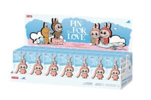 Pop Mart Labubu The Monsters Pin for Love Series Vinyl Plush Pendant (N-Z) Sealed Case (14 Blind Box)