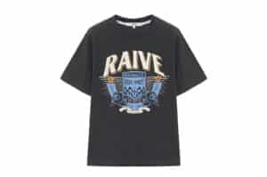 RAIVE Graphic Tee Charcoal VW4ME059