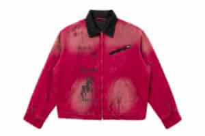 REGEN-ZONE-24FW-MAIKO-Showa-Geisha-Heavy-Washed-Canvas-Jacket-Pink