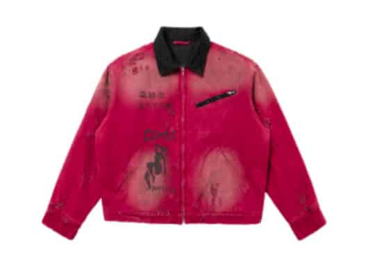 REGEN-ZONE-24FW-MAIKO-Showa-Geisha-Heavy-Washed-Canvas-Jacket-Pink