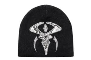 REGEN-ZONE-25FW-SIAU-Hunting-Beast-Eye-Embroidery-Beanie-Black