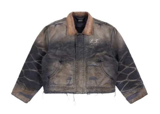REGEN-ZONE-25SS-RIOT-Petrol-Blue-J22-Random-Stitch-Jacket-Vinatge-Khaki-Grey