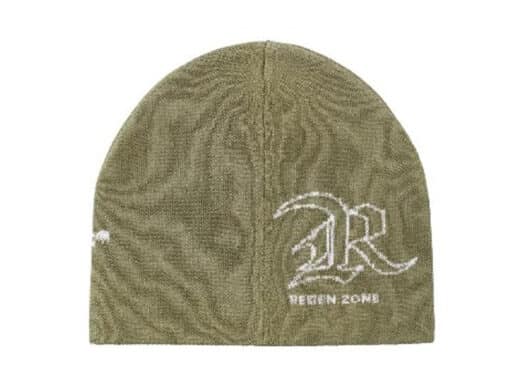 REGEN-ZONE-25SS-RIOT-Ultra-Thin-Ice-Silk-Cool-Karma-Goats-Beanie-Army-Green