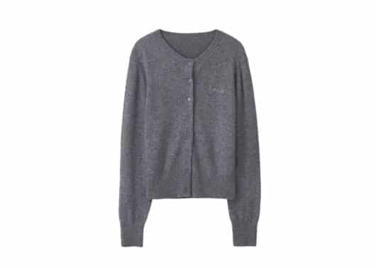 Rolarola-Cashmere-Blended-Basic-Cardigan-Gray