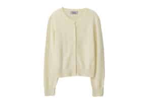 Rolarola-Cashmere-Blended-Basic-Cardigan-Lemon