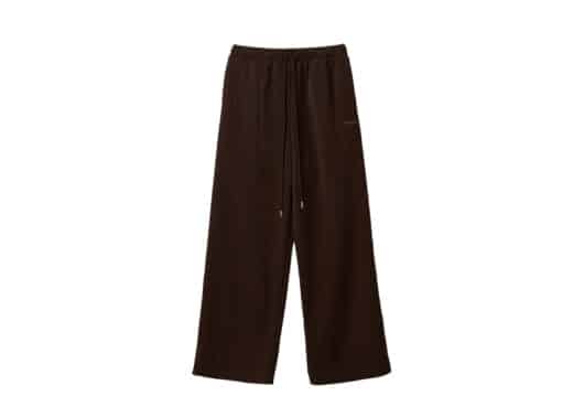 Rolarola-Lace-Wide-Track-Pants-Brown