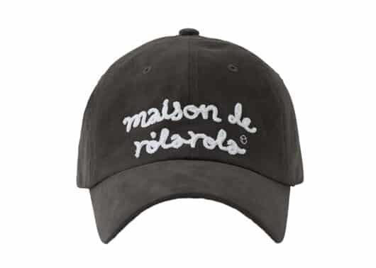 Rolarola-Maison-De-Rola-Embroidery-Cap-Charcoal-Gray