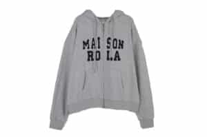 Rolarola-Maison-De-Rola-Embroidery-Hood-Zip-Up-Gray