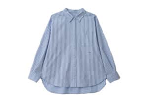 Rolarola-Oversize-Stripe-Shirt-Blue
