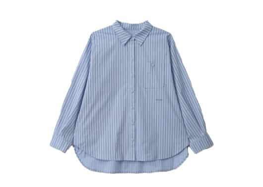 Rolarola-Oversize-Stripe-Shirt-Blue