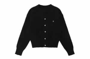 Rolarola-Wool-Blended-Basic-Cardigan-Black