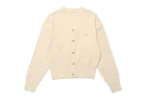Rolarola Wool Blended Basic Cardigan Ivory