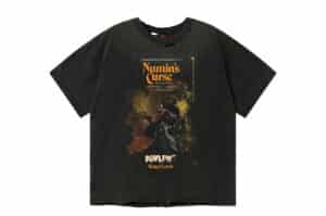 SOULDIVE-25SS-Numing-Print-Destroyed-Vintage-Tee-Black