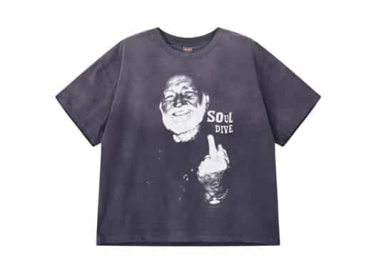 SOULDIVE-25SS-Willie-Destroyed-Vintage-Tee-Gradient-Purple