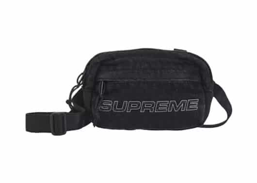 Supreme-Denim-Mini-Shoulder-Bag-Black