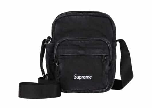 Supreme-Denim-Shoulder-Bag-Black