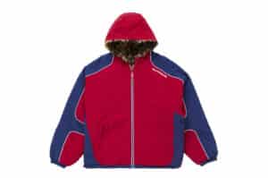 Supreme-Faux-Fur-Reversible-Hooded-Track-Jacket-Red