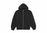 Buy Supreme Small Box Zip Up Hooded Sweatshirt (SS25) Black Online
