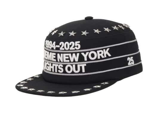 Supreme-Stars-Studded-Pillbox-Hat-Black