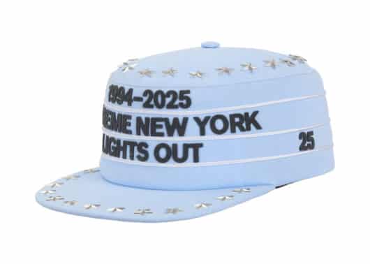 Supreme Stars Studded Pillbox Hat Light Blue