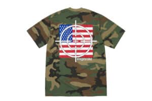 Supreme Target Tee Woodland Camo 1