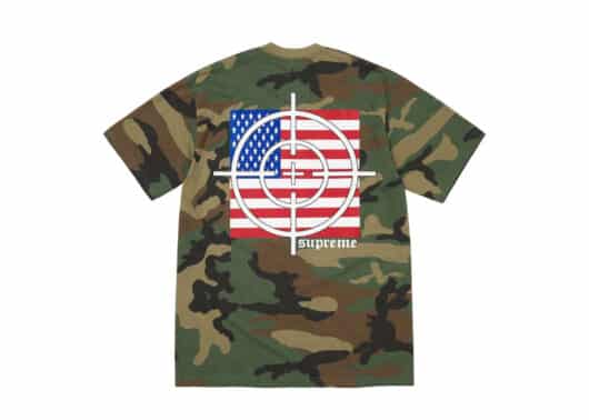 Supreme Target Tee Woodland Camo 1
