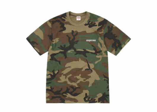 Supreme Target Tee Woodland Camo 2