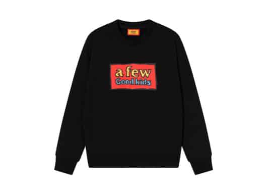 A-Few-Good-Kids-25FW-Graffiti-Logo-Crewneck-Black