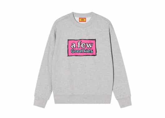 A-Few-Good-Kids-25FW-Graffiti-Logo-Crewneck-Grey