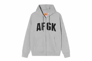 A-Few-Good-Kids-Contrast-Patch-Logo-Zip-Up-Hoodie-Grey