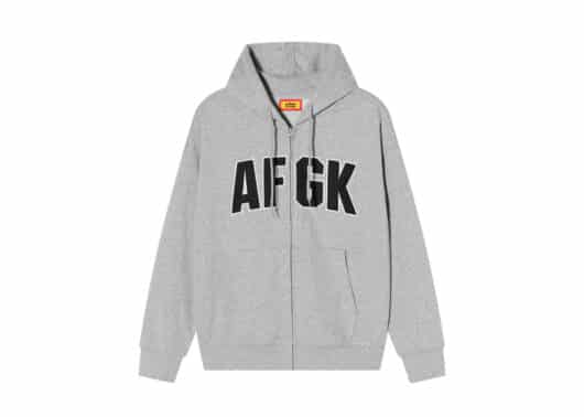 A-Few-Good-Kids-Contrast-Patch-Logo-Zip-Up-Hoodie-Grey