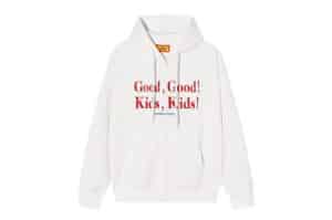 A Few Good Kids 'Good, Good!' Zip Up Hoodie White