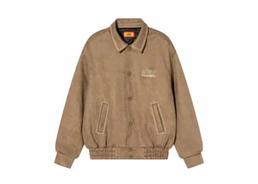 A-Few-Good-Kids-Logo-Ring-Embroidery-Suede-Jacket-Brown