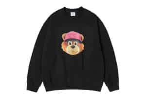 ADLV-3D-AC-Bear-Face-Crewneck-Black