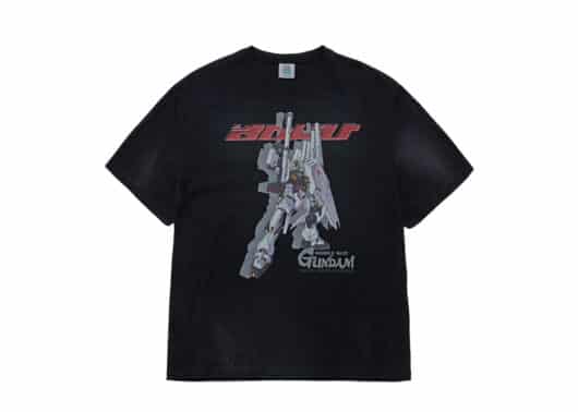 ADLV Mobile Suit Gundam Char'S Counterattack Washing Tee Charcoal Front View