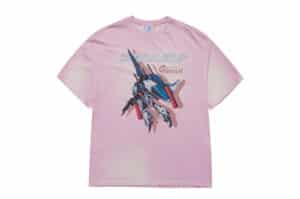 ADLV Mobile Suit Gundam Char'S Counterattack Washing Tee Pink Front View