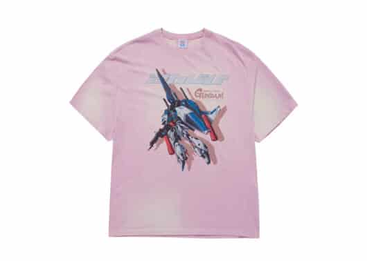 ADLV Mobile Suit Gundam Char'S Counterattack Washing Tee Pink Front View